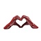 Gilde Handwerk Hands  Heart (Red-coloured)