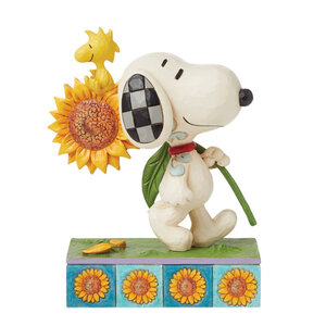 Peanuts (Jim Shore) Sunsational Friendship (Snoopy Sunflower)