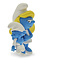 Plastoy Smurfin with Baby