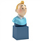 Tintin (Kuifje) Kleine buste  Kuifje  (on base)