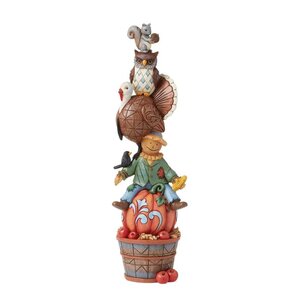 Jim Shore's Heartwood Creek Festive Fall Friends (Harvest Critter Stack)