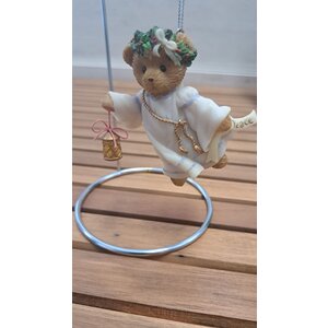 Cherished Teddies May Peacefull blessings be yours hanging ornament