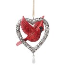 Jim Shore's Heartwood Creek Forever in My Heart (Caring Cardinal Hanging Ornament)