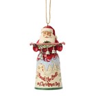 Jim Shore's Heartwood Creek Santa "I Heard the Bells" Hanging Ornament