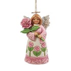 Jim Shore's Heartwood Creek Angel with Roses Hanging Ornament