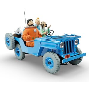 Tintin (Kuifje) De blauwe Jeep 1/8 (Raket naar de maan)