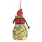 Jim Shore's Heartwood Creek Red & Green Snowman Hanging Ornament (HO)