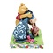 Disney Traditions Pooh and Friends Hugging Snowman