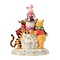 Disney Traditions Pooh and Friends Hugging Snowman