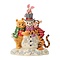 Disney Traditions Pooh and Friends Hugging Snowman