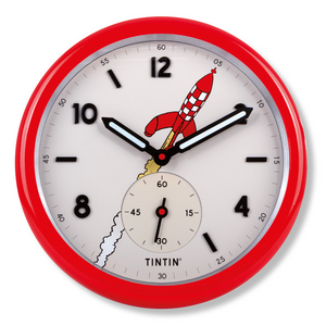 Tintin (Kuifje) Maanklok rood