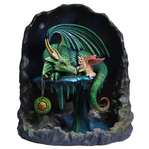Time dragon emerald - artist Rose Khan