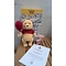Steiff Pooh with Piglet 100 years white button