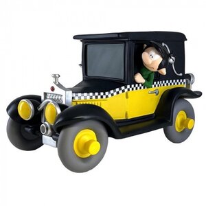 Plastoy Guust Flater in taxi