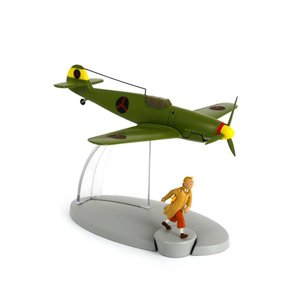 Tintin (Kuifje) Het Bordurische gevechtsvliegtuig BF-109