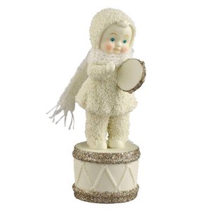 Snowbabies Merry Music Maker - Tambourine