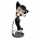 Fleischer Studios Betty Boop Walking Pugdy (Black Glitter Dress)