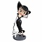 Fleischer Studios Betty Boop Walking Pugdy (Black Glitter Dress)