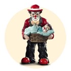 Gilde Clowns Vader met jongen in mand