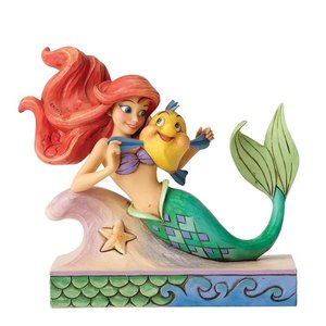 Disney Traditions Ariel with Flounder