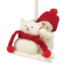 Snowbabies Snowcat Hanging Ornament (HO)