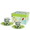 Frog Espresso Cup & Saucer Set (2 cups & 2 saucers)