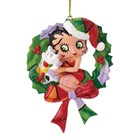 Britto Betty Boop Betty Boop and Pudgy Wreath (HO)