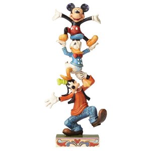 Disney Traditions Teetering Tower (Goofy, Donald Duck & Mickey Mouse)