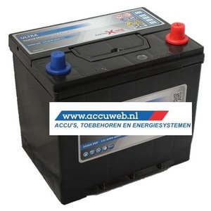 Accuweb Startaccu DC Power 12 Volt 60 Ah + Rechts (56068) Accuweb Startaccu DC Power 12 Volt 60 Ah + Rechts (56068)