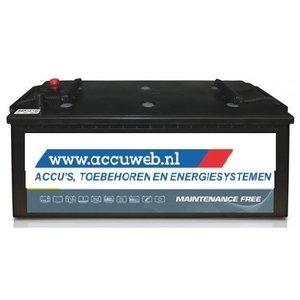 Accuweb Semi Tractie Dual Purpose accu 12 Volt 230 Ah