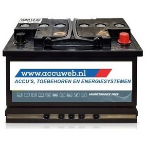 Accuweb Semi Tractie Dual Purpose accu 12 Volt 80 Ah