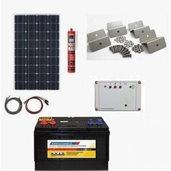 Solar Sproeisysteem 110 Watt, accu 105 Ah