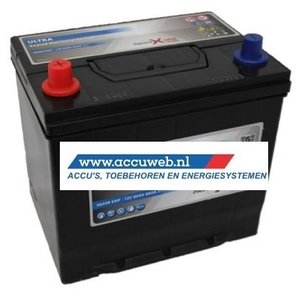 Accuweb Startaccu DC Power 12 Volt 50 Ah + Links (55042) Accuweb Startaccu DC Power 12 Volt 50 Ah + Links (55042)