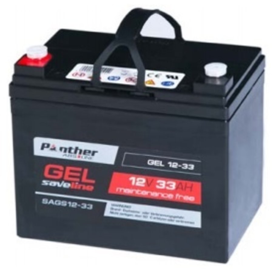 Panther Saveline Gel accu 12 Volt 33 Ah Accuweb.nl