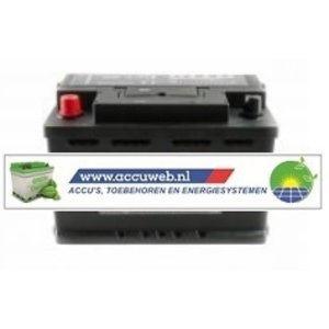 Accuweb Startaccu 12 Volt 74 Ah + Links (57219 / 57413)