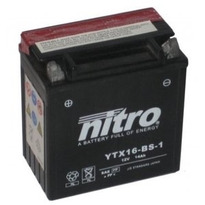 Nitro Nitro AGM  accu 12 Volt 14 Ah YTX16-BS 1