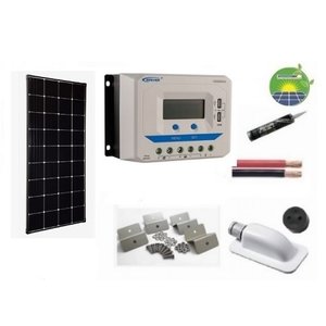 Enjoy Solar Eco Line Zonnepaneelset compleet 200 Watt 12 Volt  Monokristallijn