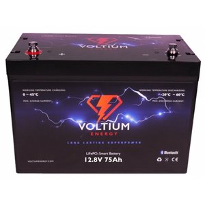 Voltium Voltium LiFePO4 Lithium Batterij 12,8 Volt 75Ah 960Wh