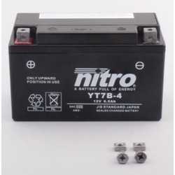 Nitro Gel accu 12 Volt 6,5 Ah YT7B-4