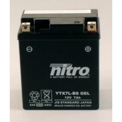 Nitro Gel accu 12 Volt 6 ah YTX7L-BS