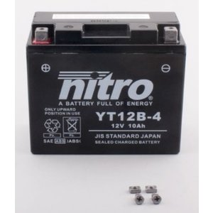 Nitro Nitro Gel accu 12 Volt 10 Ah YT12B-4