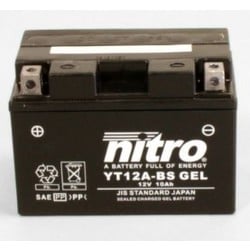 Nitro Gel accu 12 Volt 10 Ah YT12A-BS