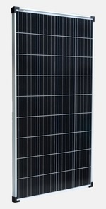 enjoy solar® Poly Zonnepaneel, 50 watt, polykristallijne zonnecel, ideaal voor camper, tuinhuisjes en boot (poly 50 W - 12 V