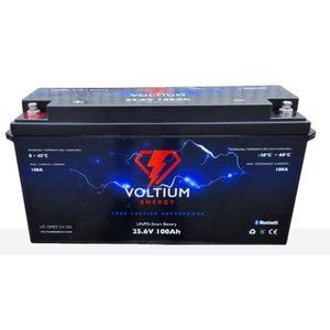 Voltium Voltium LiFePO4 Lithium Batterij 25,6 Volt 100Ah 2560Wh