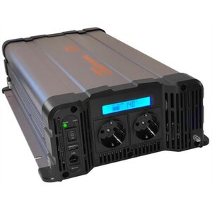 Powerboozt POWERBOOZT PB-RHINO-1500-12-L inverter 12V-230Vac/1500W Pure sine LCD