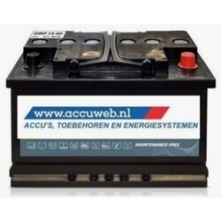 Accuweb SEMI TRACTIE DUAL PURPOSE ACCU 12 VOLT 65 AH