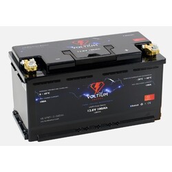 Voltium Energy Smart LiFePO4 accu 12,8 Volt 100Ah DIN
