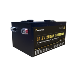 Perfektium PB-SERIE lithiumbatterij LiFePO4 51,2V 200Ah 10240Wh Smart BMS met Bluetooth