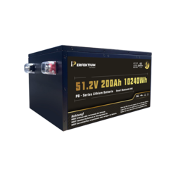 Perfektium PB-SERIE lithiumbatterij LiFePO4 51,2V 200Ah 10240Wh Smart BMS met Bluetooth