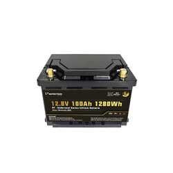 Perfektium LiFePO4 Lithium Batterij 12,8 Volt 100Ah 1280Wh LN3 (279x175x189mm)